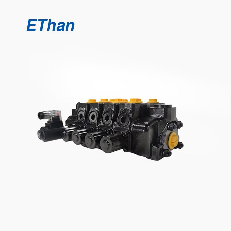 Hot Sale DLP180 Multiple Directional Solenoid Pressure Control Valves 24V Hydraulic Joystick Valve For Tractor With Yuken