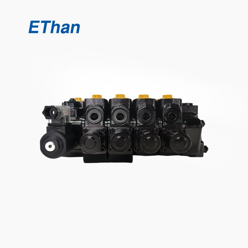 Hot Sale DLP180 Multiple Directional Solenoid Pressure Control Valves 24V Hydraulic Joystick Valve For Tractor With Yuken