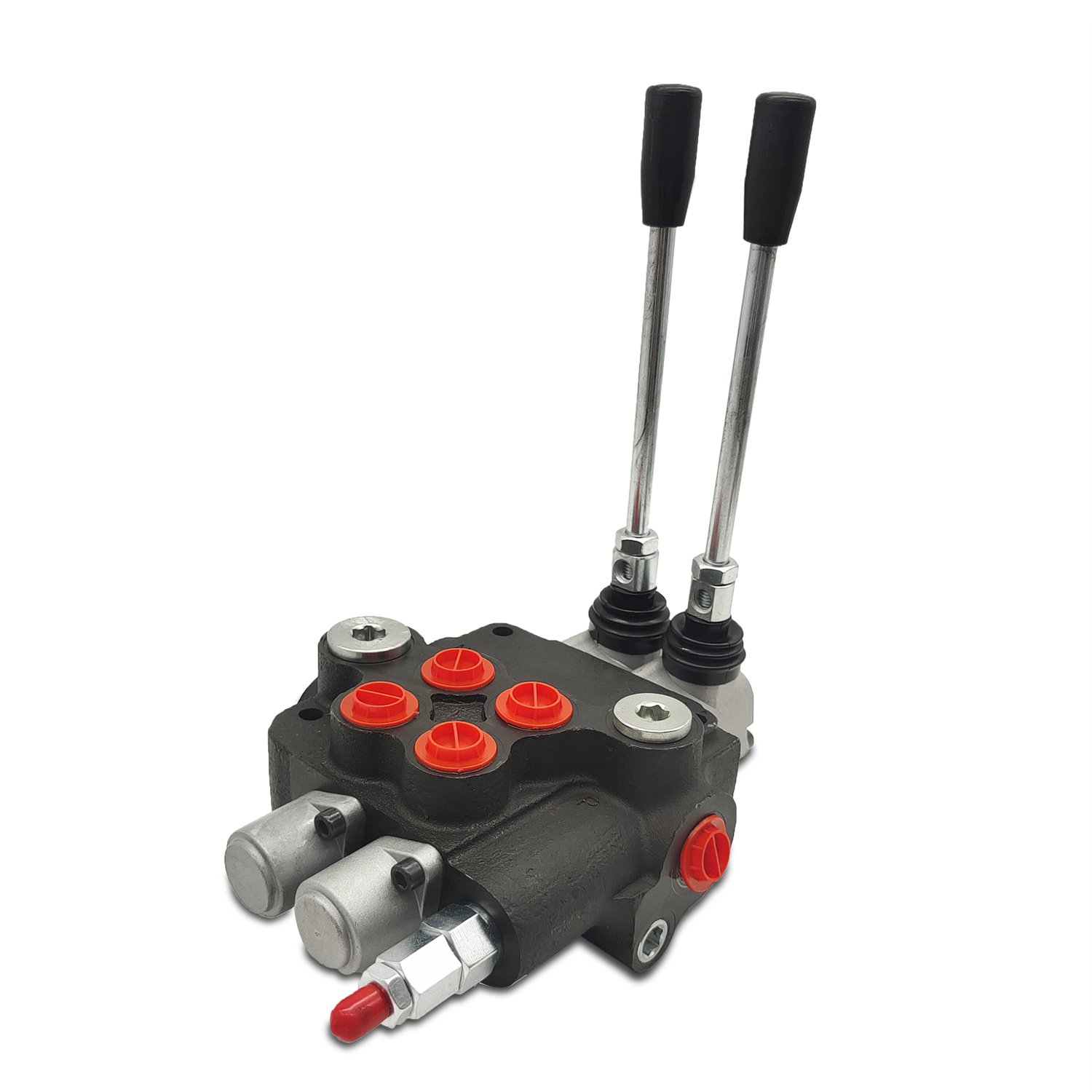 Lixin P80 3 spools hydraulic spool valve with joystick with 80 l/min control for heavy tractor