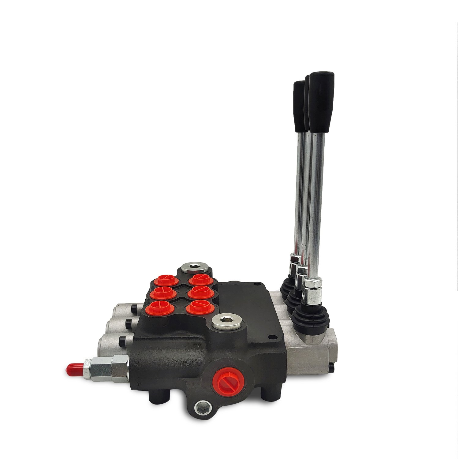 Lixin P80 3 spools hydraulic spool valve with joystick with 80 l/min control for heavy tractor