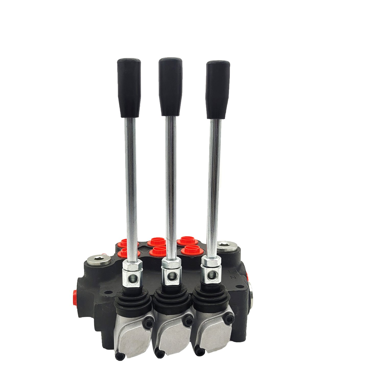 Lixin P80 3 spools hydraulic spool valve with joystick with 80 l/min control for heavy tractor