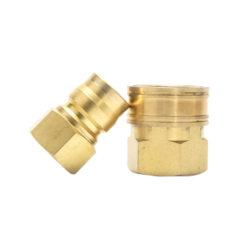 Japan Type Straight through no valve Brass Pneumatic Hydraulic Quick Couplings 1/2" non-valved quick connector for steam washers