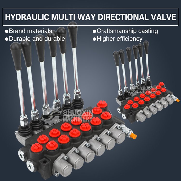 Hydraulic Directional Multi Way Hand Pilot operated control valve hydraulic valve way valves