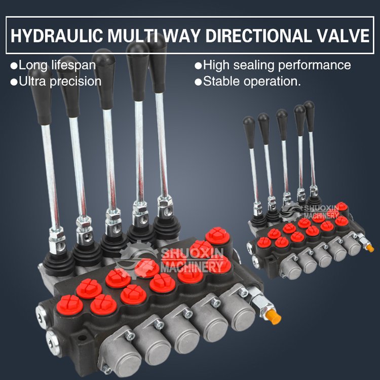 Hydraulic Directional Multi Way Hand Pilot operated control valve hydraulic valve way valves