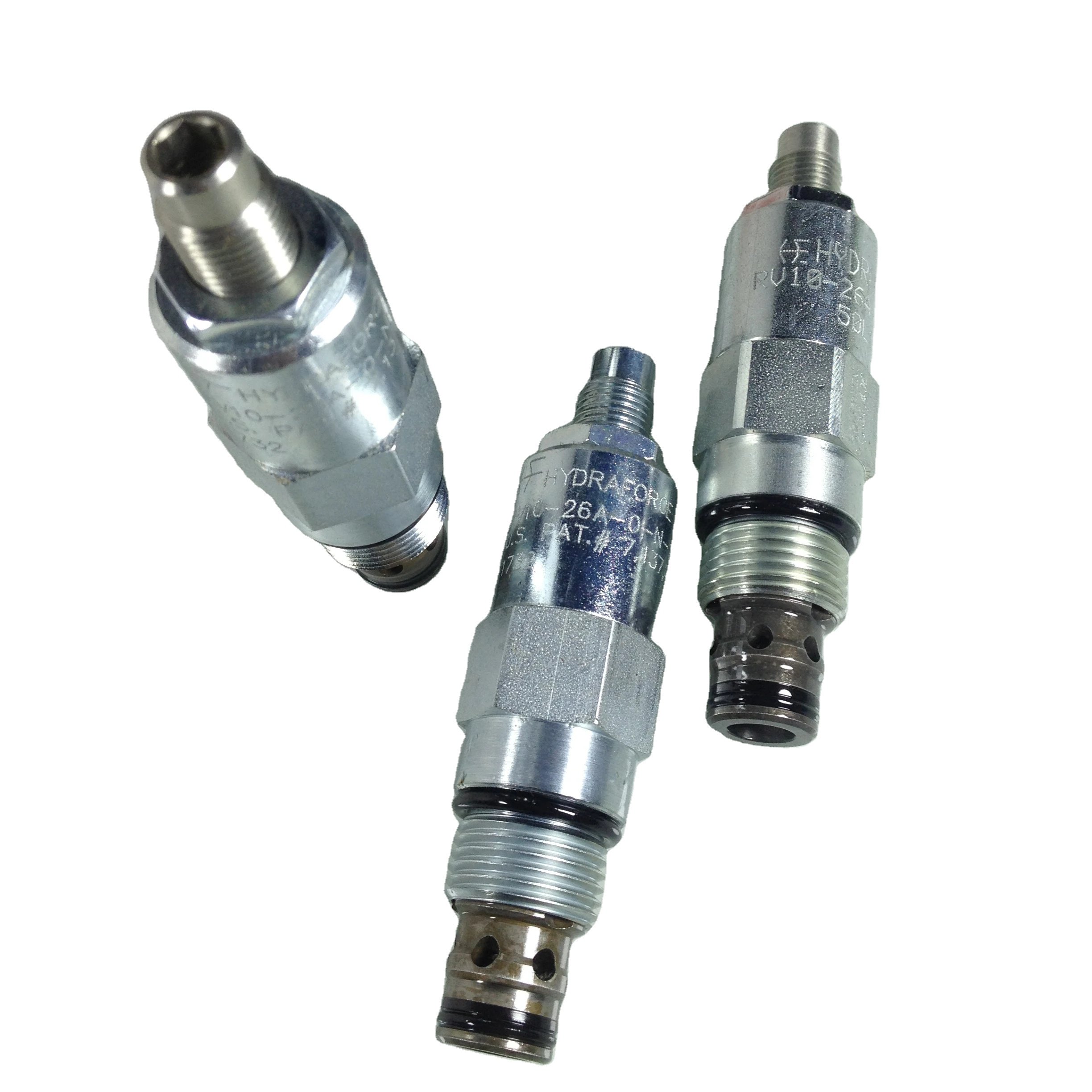 Hydraforce safety duty great stability Pressure Controls Relief Piloted Spool Type RV10-26A Threaded cartridge hydraulic valve