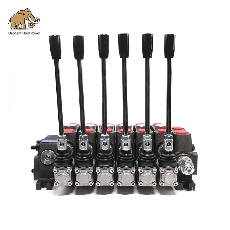 DCV100 100L/M Flow Hydraulic Sectional Control Valve Manual Control