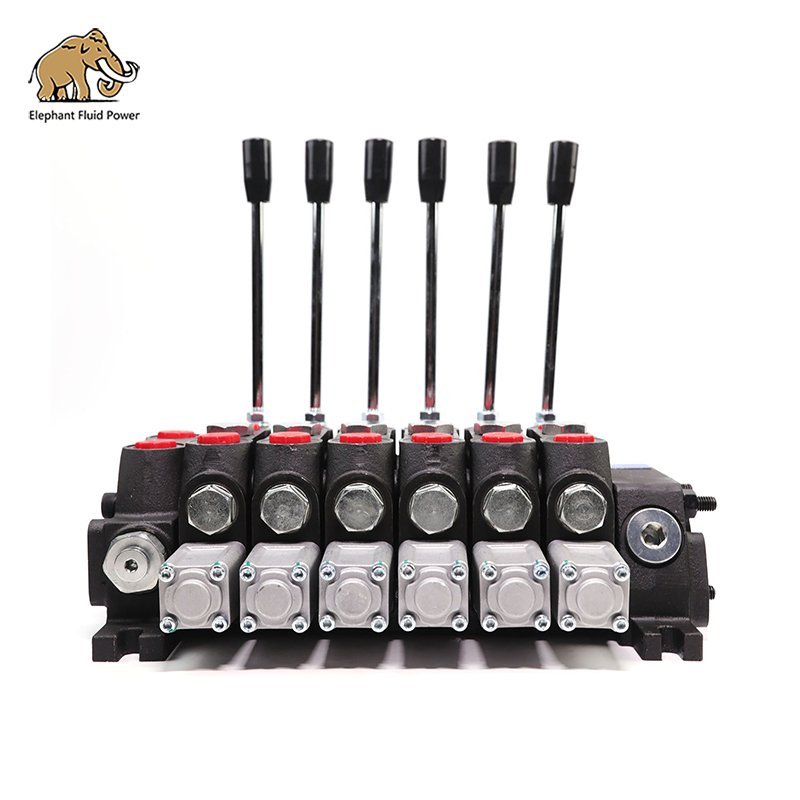 DCV100 100L/M Flow Hydraulic Sectional Control Valve Manual Control