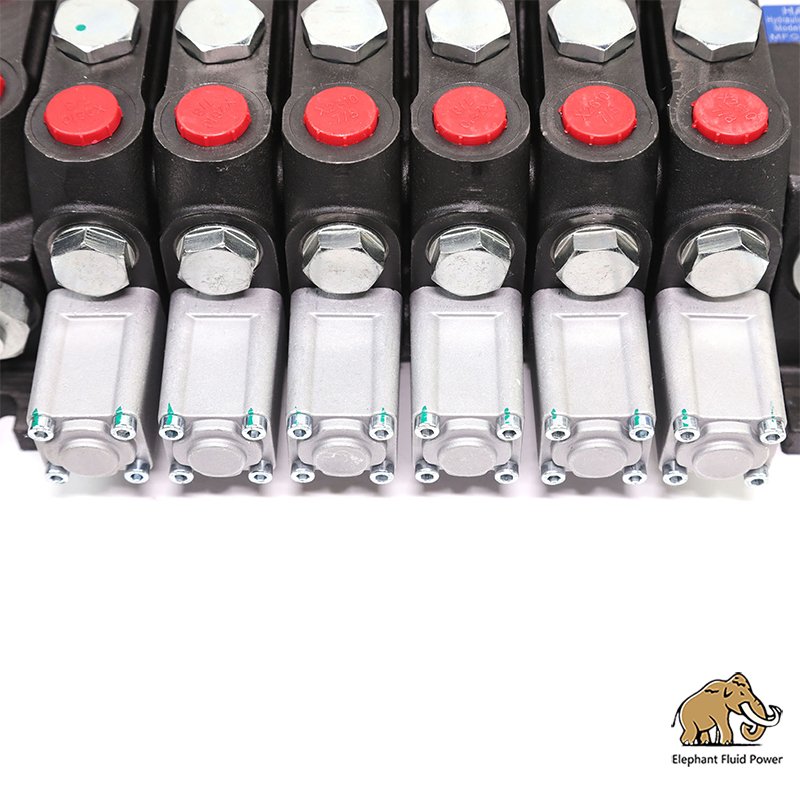 DCV100 100L/M Flow Hydraulic Sectional Control Valve Manual Control