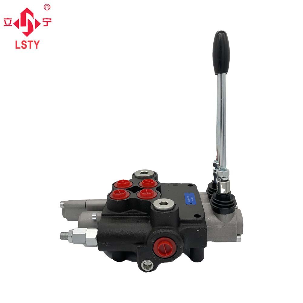 P80 Series Monoblock Directional Control Valve 1-6 Section 80Flow Joystick operation Hydraulic Control Valve for loader forklift