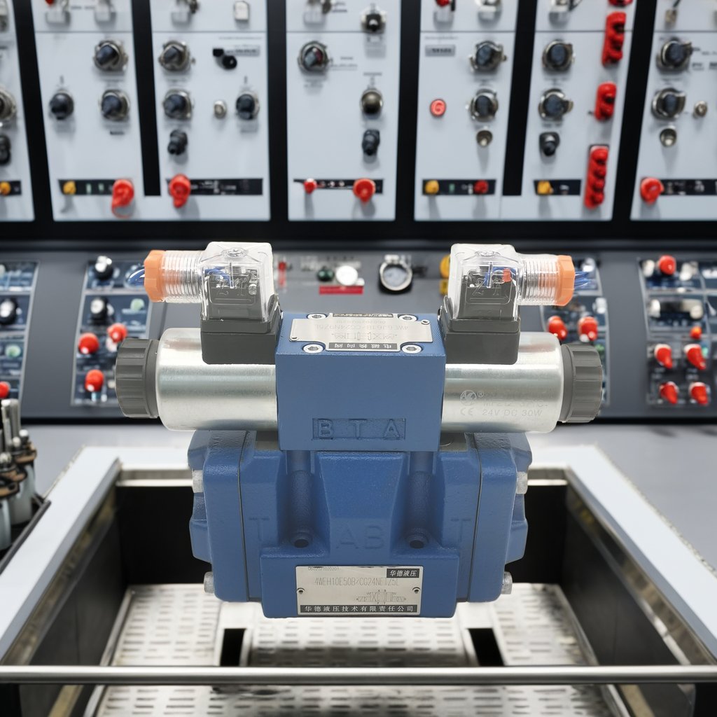 Huade High Quality Hydraulic Directional Control Valve 4WEH10E50B/CG24NETZ5L Electro-Hydraulic Directional Valve