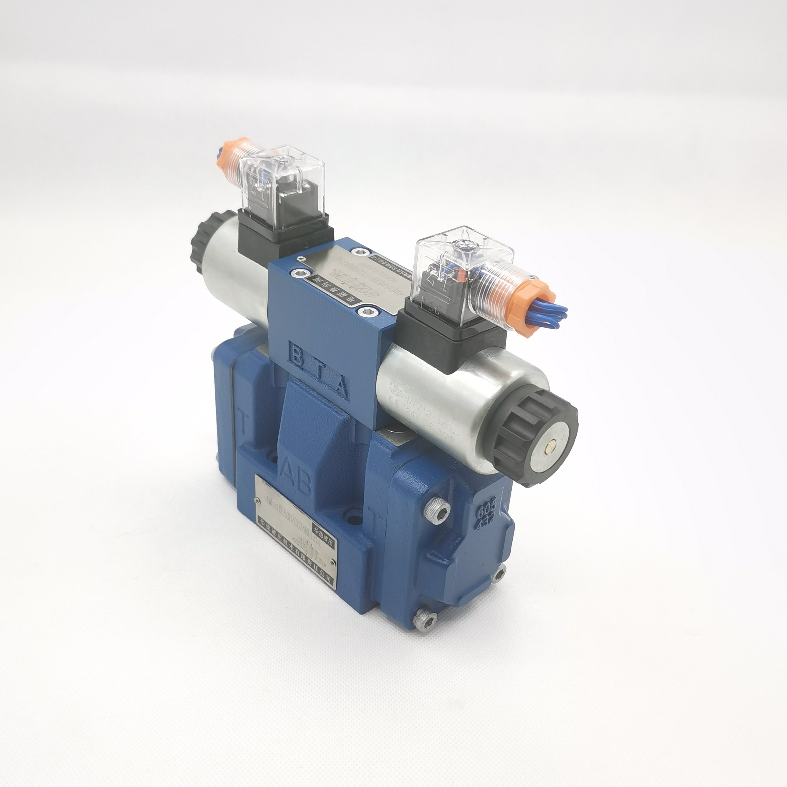 Huade High Quality Hydraulic Directional Control Valve 4WEH10E50B/CG24NETZ5L Electro-Hydraulic Directional Valve