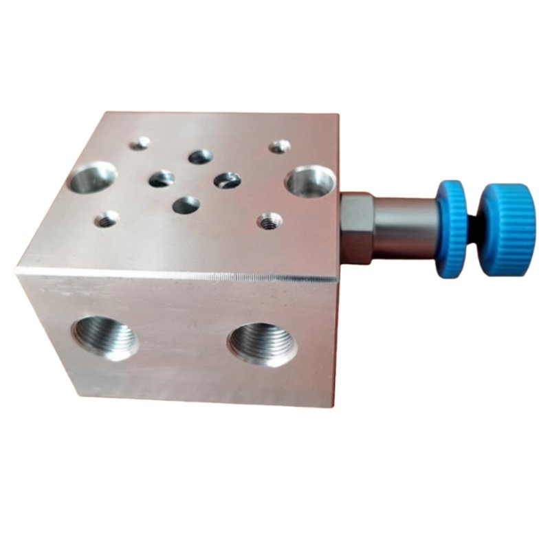 Manufacturer promotion 02-1W+CRV-082 plug-in overflow valve+hydraulic circuit block