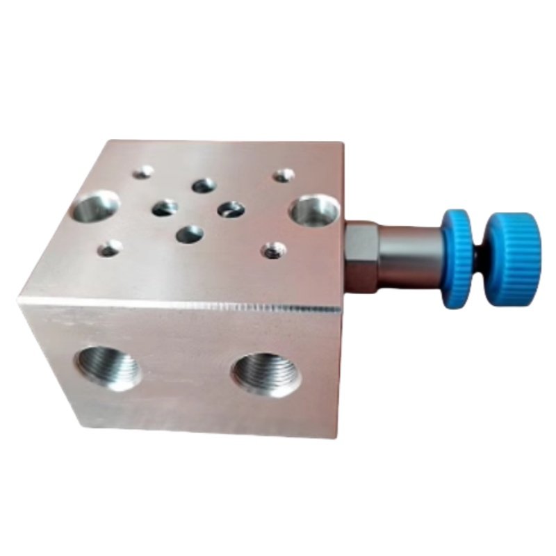 Manufacturer promotion 02-1W+CRV-082 plug-in overflow valve+hydraulic circuit block