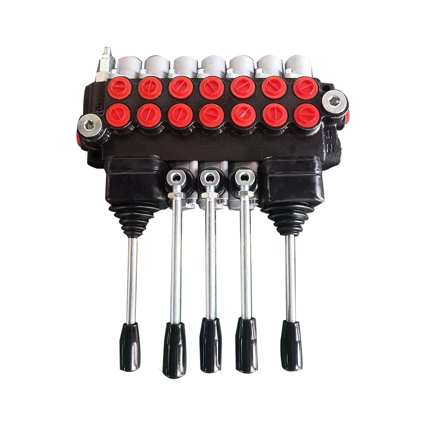 Double Acting 1 Spool 11 GPM SAE Ports Adjustable Relief Lever Handle Hydraulic Flow Control Valve for Small Tractors