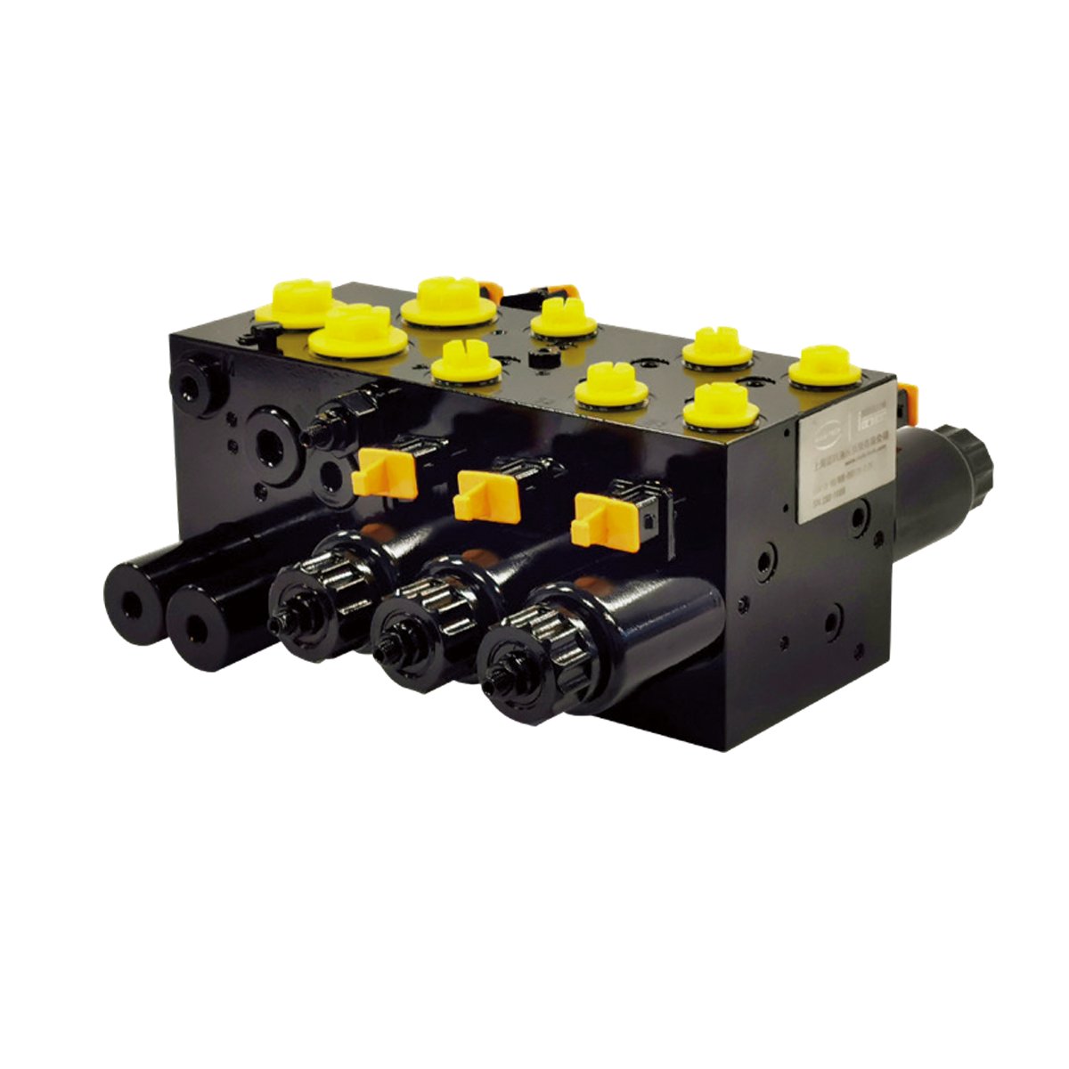 Load holding group manifold block hydraulic proportional multi-way directional speed Buchholz electric forklift control valve