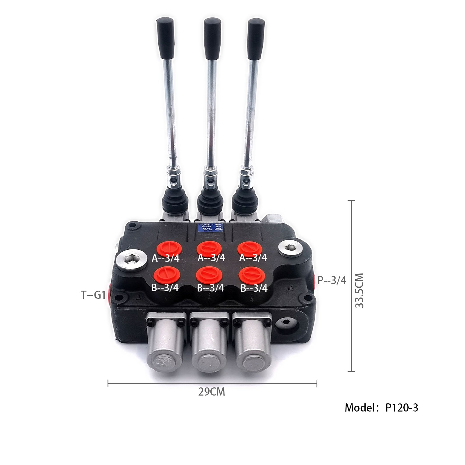 Y RTS 3P120 Directional Joystick Hydraulic Valve