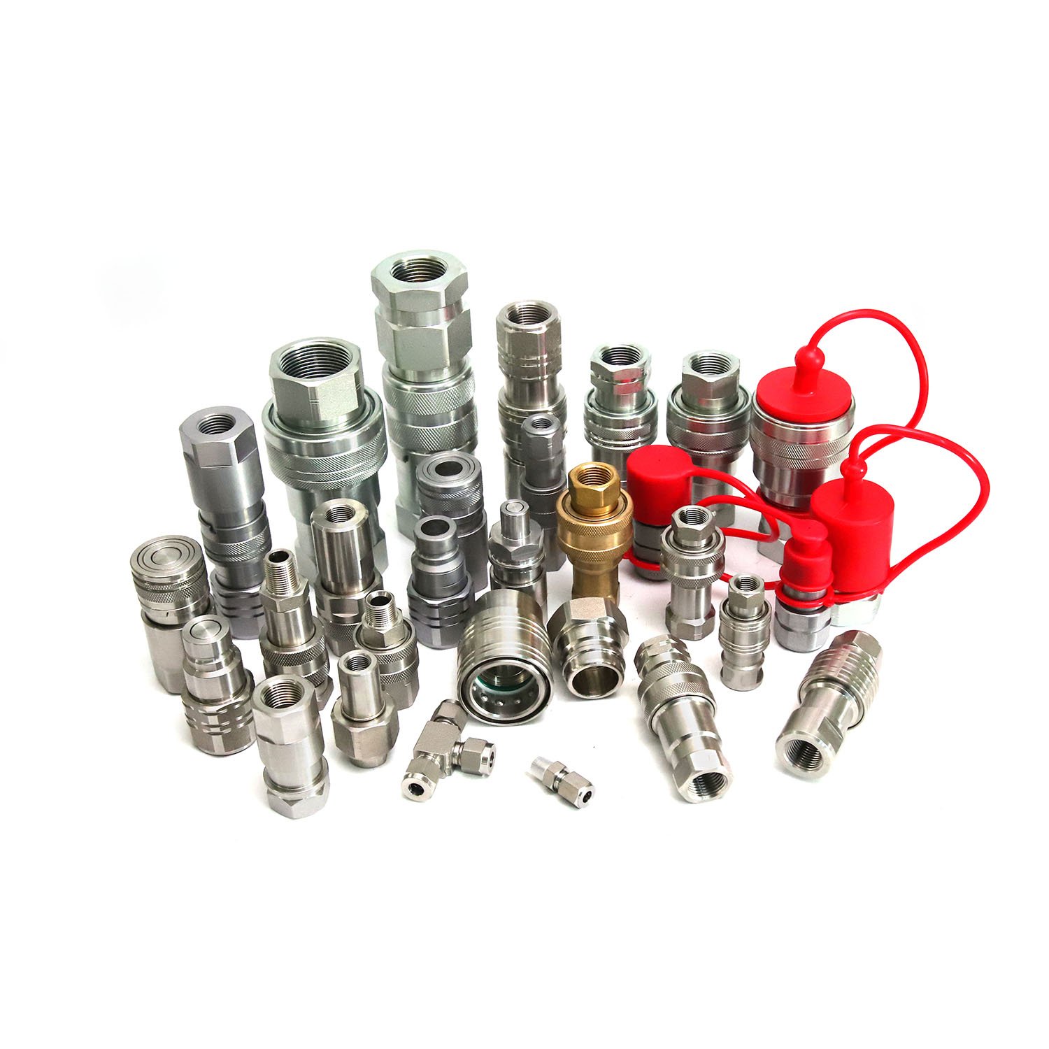 NAIWO Customized produce couplings quick coupler stainless hydraulic parts QRC Multiple connection board connectors Staubli