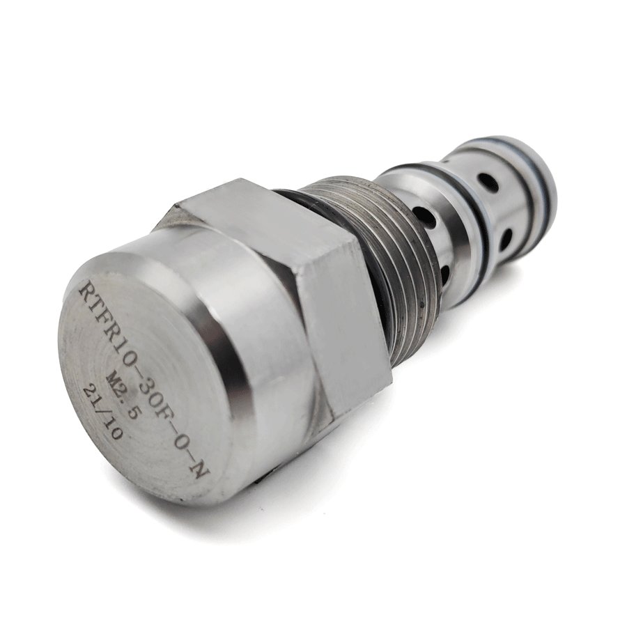 Hydraulic Flow Control Pressure Compensated Flow Regulators Priority Type Non-adjustable Threaded Cartridge Valve RADK FR10-30F