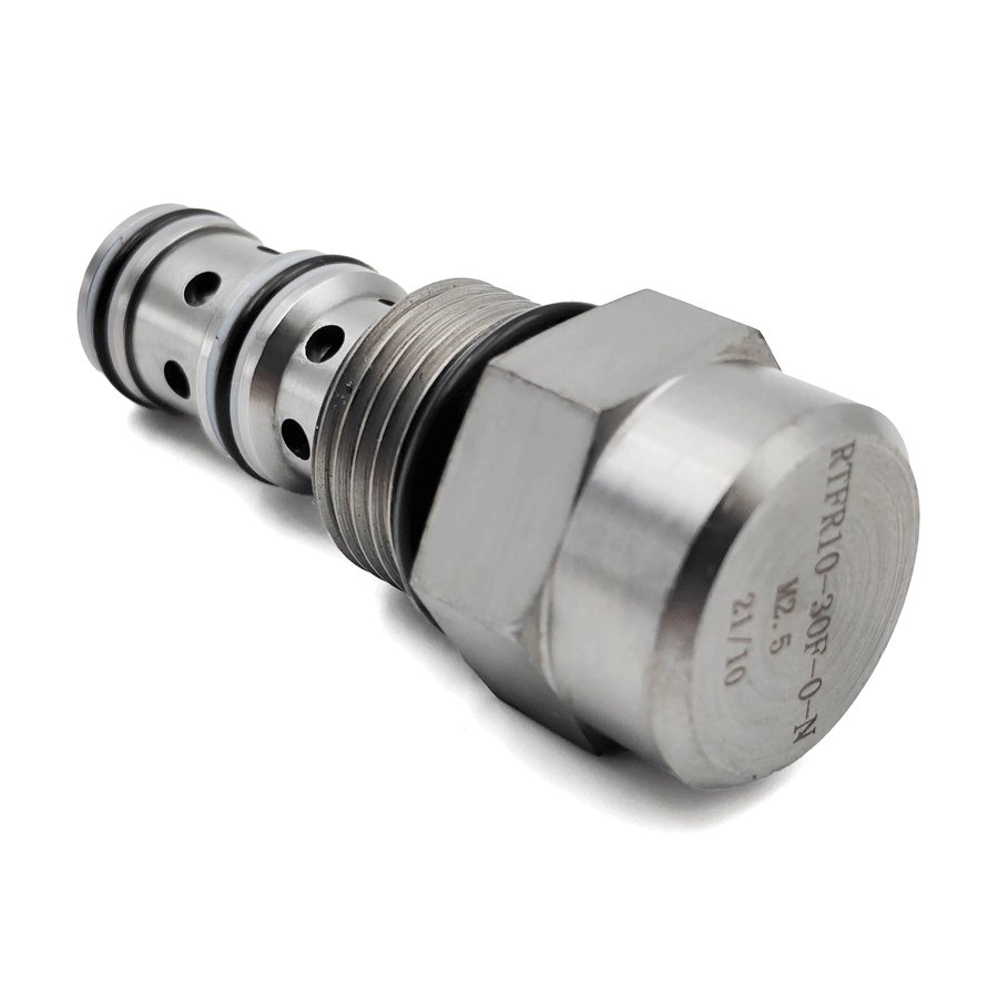 Hydraulic Flow Control Pressure Compensated Flow Regulators Priority Type Non-adjustable Threaded Cartridge Valve RADK FR10-30F