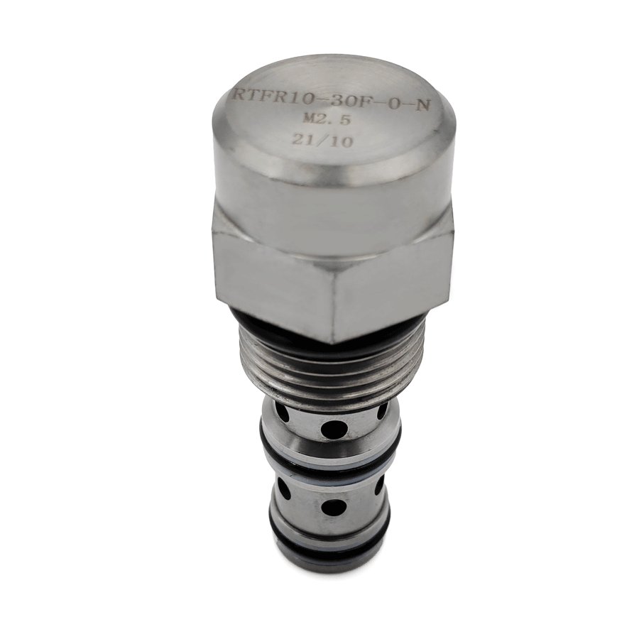 Hydraulic Flow Control Pressure Compensated Flow Regulators Priority Type Non-adjustable Threaded Cartridge Valve RADK FR10-30F
