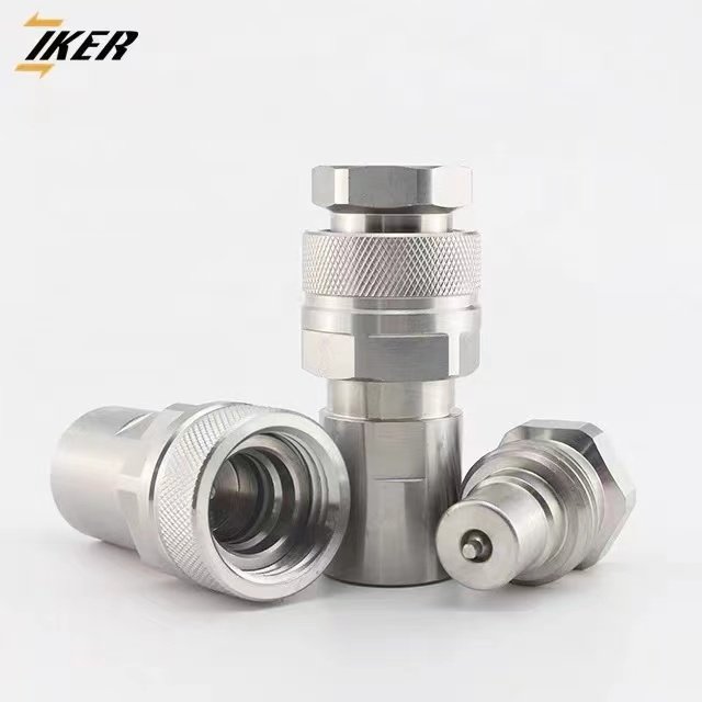 ZJ-VVS Series Valve in Both Socket and Plug Thread locked Type Hydraulic Quick Coupling