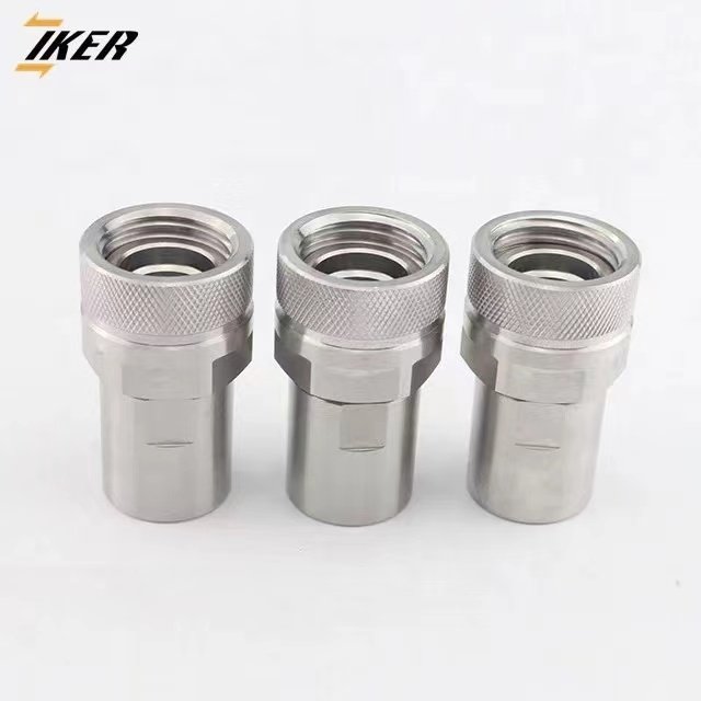ZJ-VVS Series Valve in Both Socket and Plug Thread locked Type Hydraulic Quick Coupling