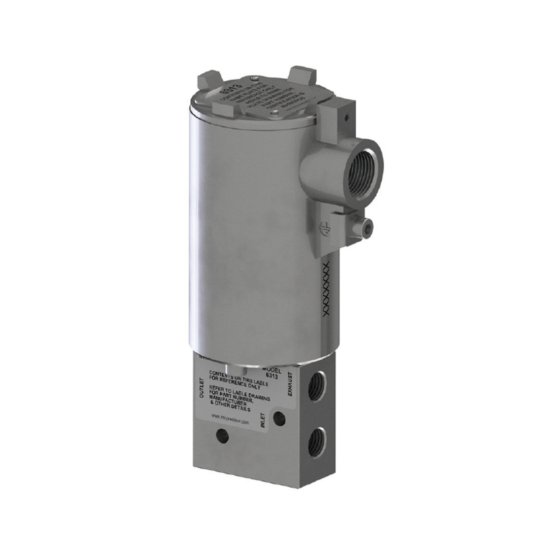 NORGREN 6313MR1000 Explosion-Proof Solenoid Valve 24 VDC Direct Action 1/4 NPT 3/2 Way Anti-Surge Design Solenoid Valve
