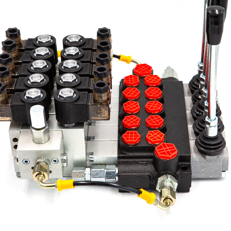 factory supply P80 electric-hydraulic hydraulic directional control valve 80LPM electric control valve for hydraulic distributor