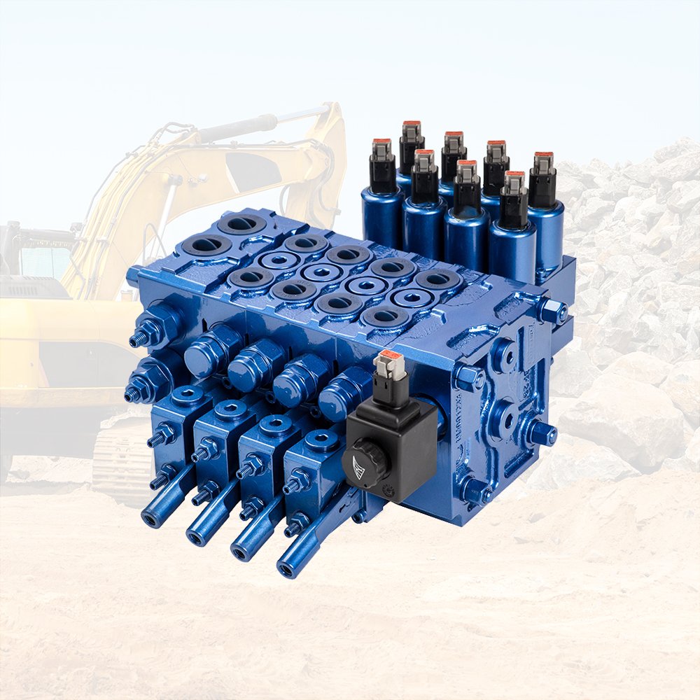 Hot Sale Load Sending Hydraulic Pressure Control Valves Hydraulic Main Control Valve for Crane Use