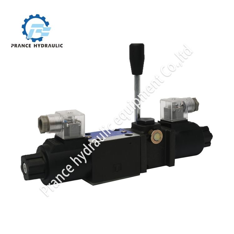 DMSG Series Hydraulic Solenoid Directional With Emergency Handle Valve
