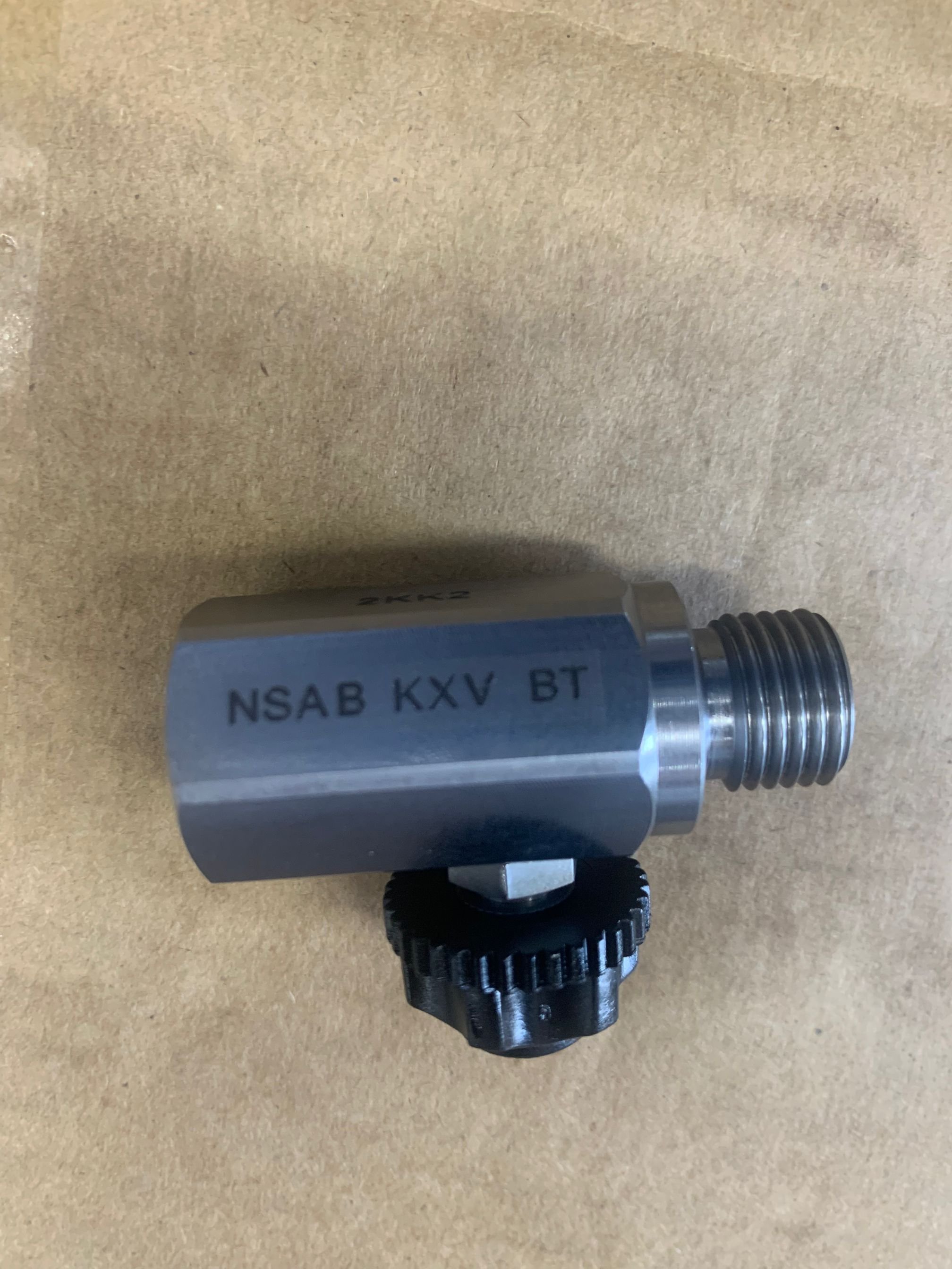 NSABKXVBT NSAB KXV BT A NSAB-KXV-BT NSABKXVAA SUN HYDRAULICS origin Adjustable gauge snubber, male 1/4" BSPP to female 1/4" BSPP