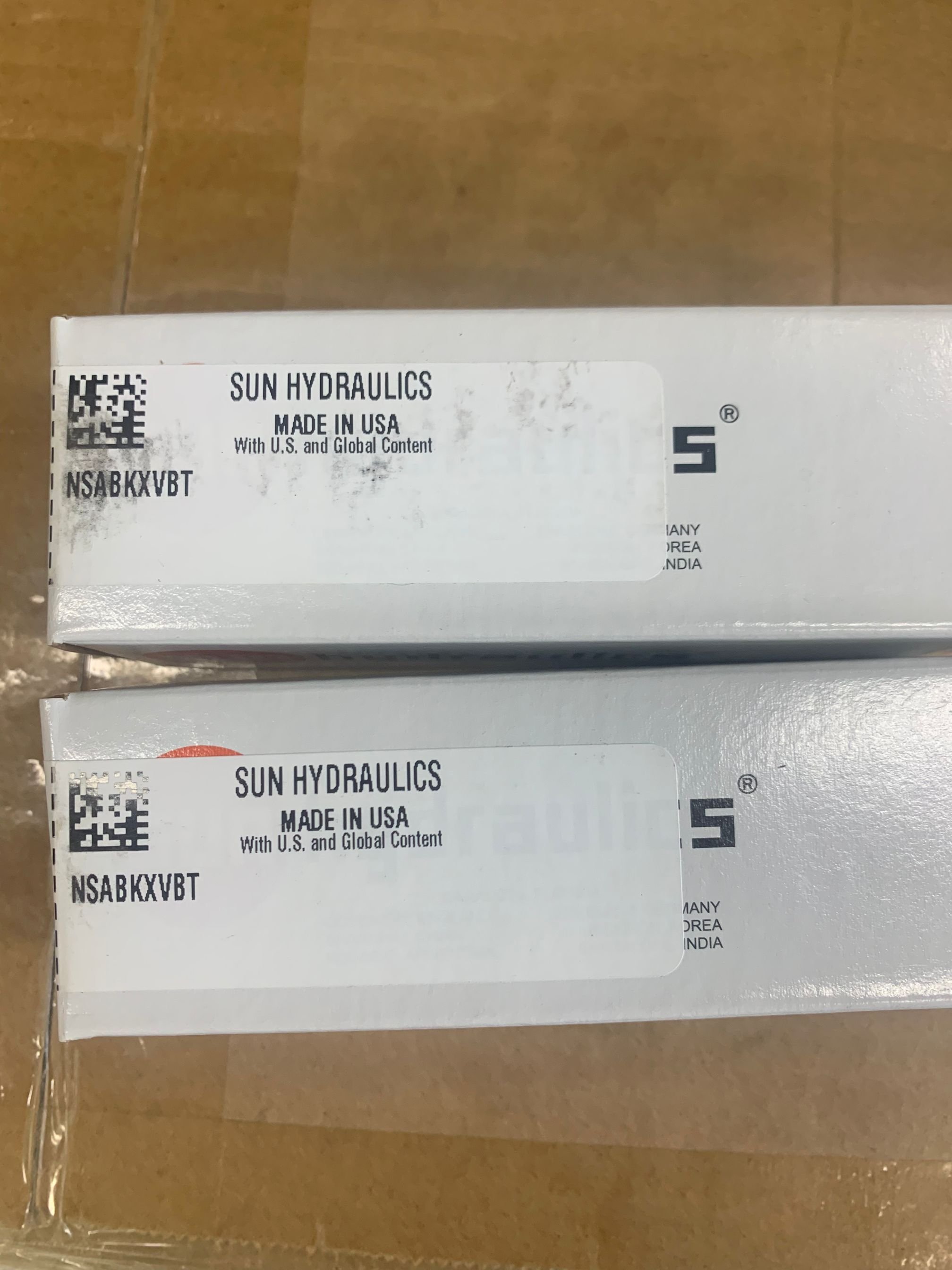 NSABKXVBT NSAB KXV BT A NSAB-KXV-BT NSABKXVAA SUN HYDRAULICS origin Adjustable gauge snubber, male 1/4" BSPP to female 1/4" BSPP