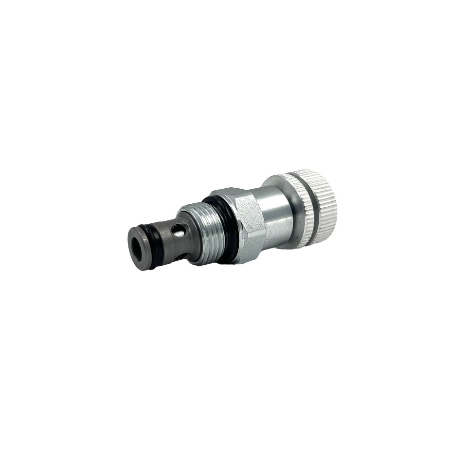 Hydraulic Cartridge Valve Throttle Valve NV08 Needle Valve Standard Adjustment With Hand Wheel