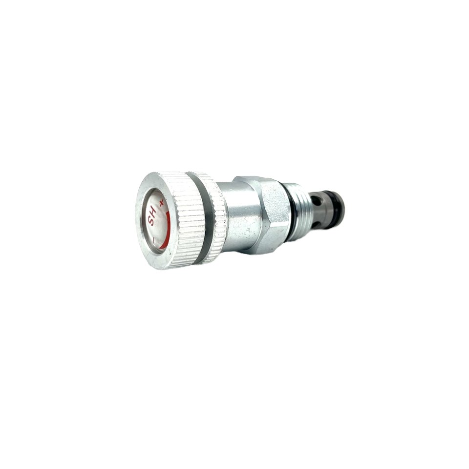 Hydraulic Cartridge Valve Throttle Valve NV08 Needle Valve Standard Adjustment With Hand Wheel