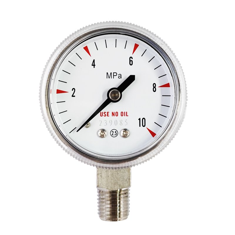 316 stainless steel Valve pressure gauge Pressure gauges for various pressure ranges