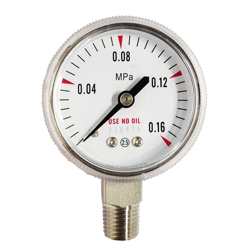 316 stainless steel Valve pressure gauge Pressure gauges for various pressure ranges