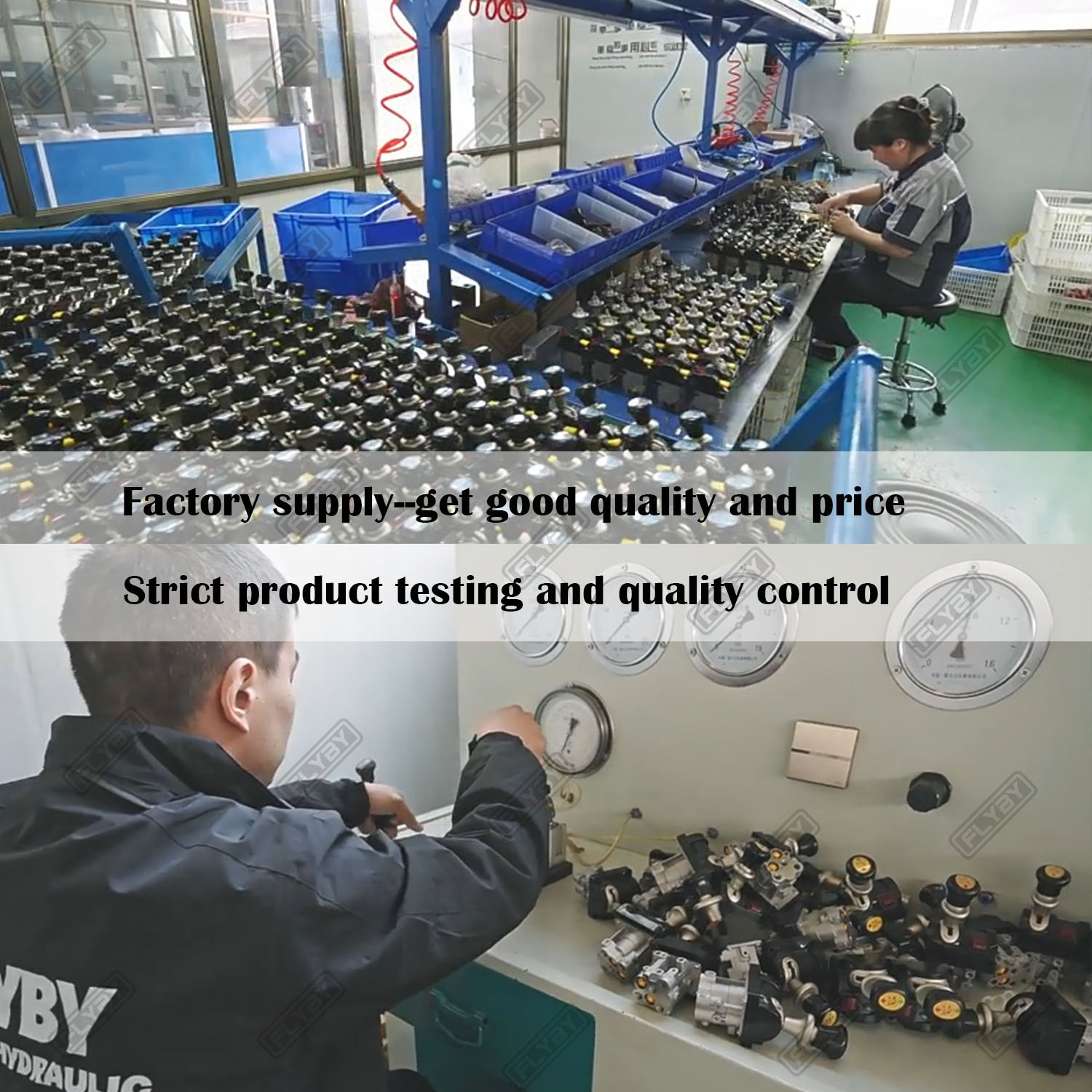 FLYBY Cab control pneumatic valve Hydraulic Directional Valve