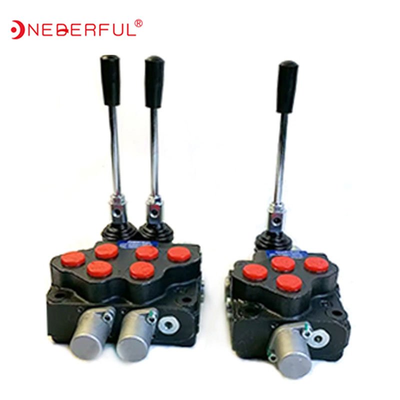 Hydraulic Manual control Distributor with 1-7 Spools 2 lever SD11 pneumatic control MONOBLOCK DIRECTIONAL VALVE DISTRIBUTOR