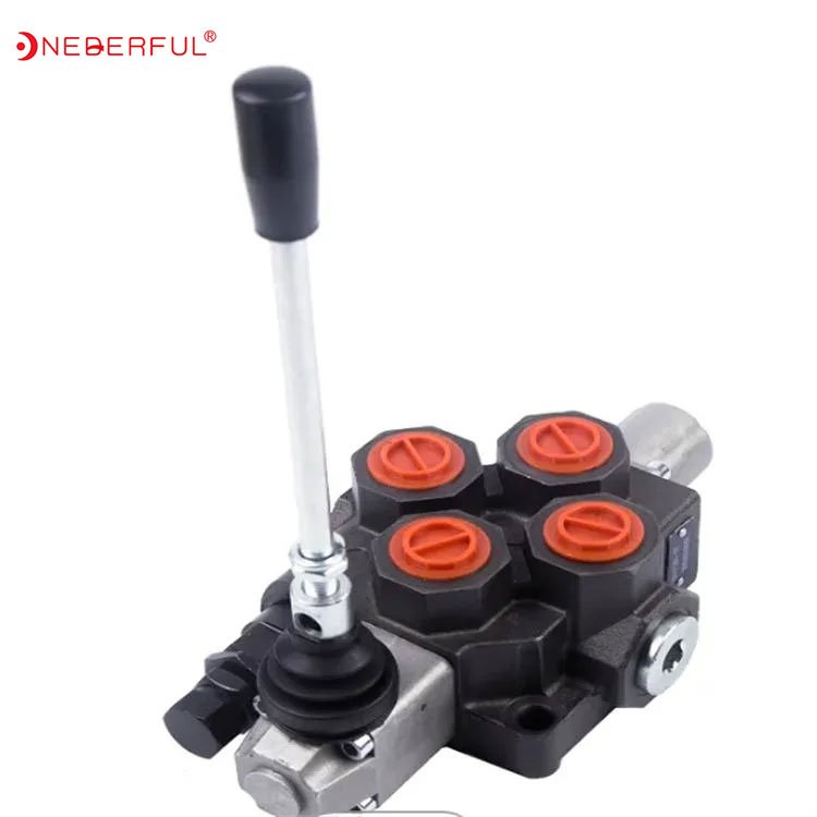 Hydraulic Manual control Distributor with 1-7 Spools 2 lever SD11 pneumatic control MONOBLOCK DIRECTIONAL VALVE DISTRIBUTOR