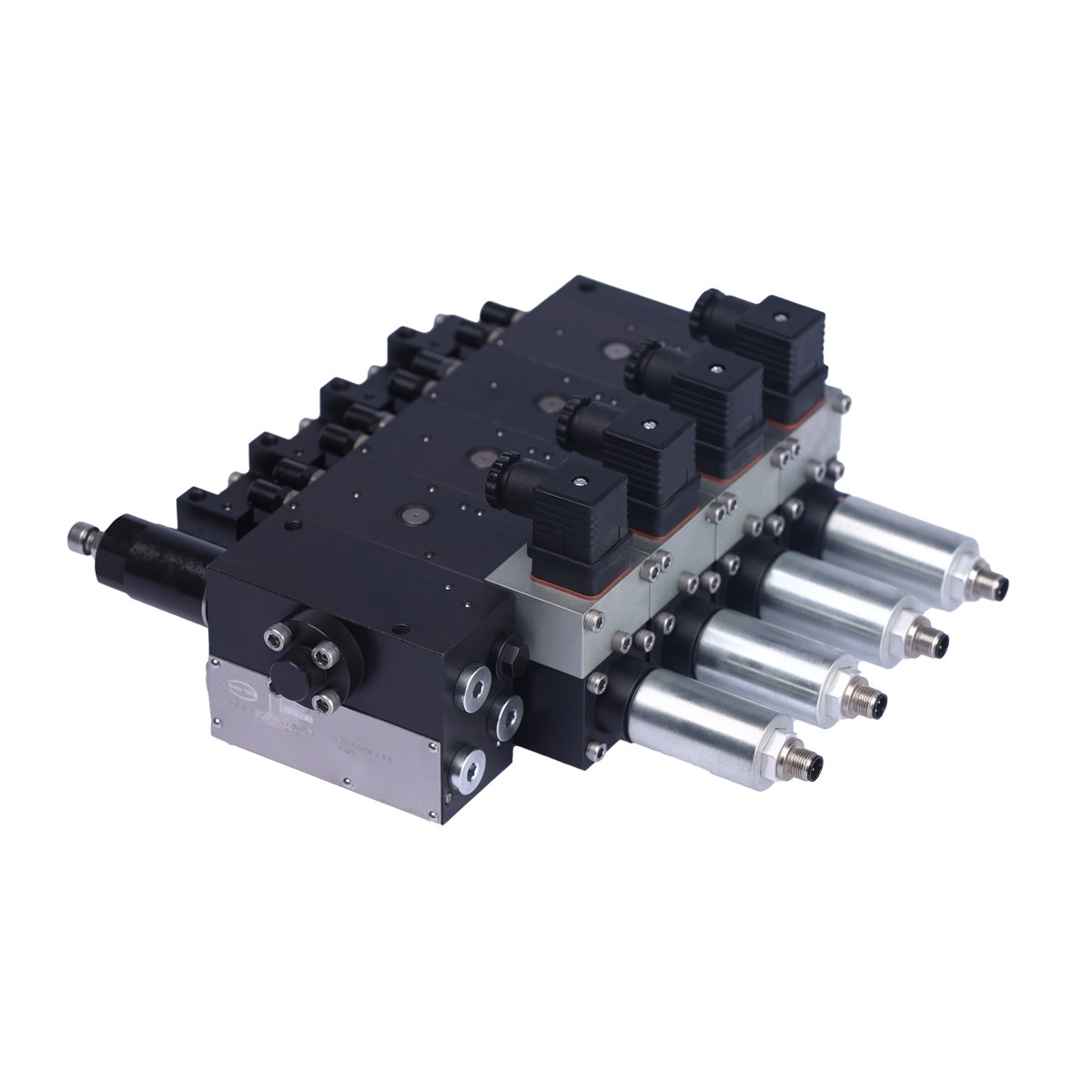 Hawe load sensing hydraulic proportional multiple sectional directional valve bank pressure flow control PSL PSV manifold block