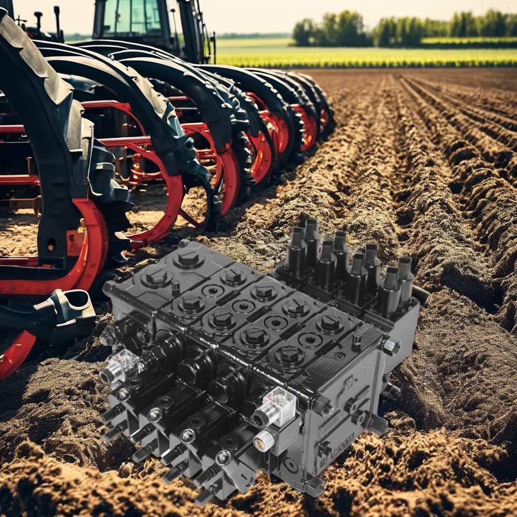 Agriculture Tractor Use Post Compensate Hydraulic Proportional Valve Electric and Manual Control