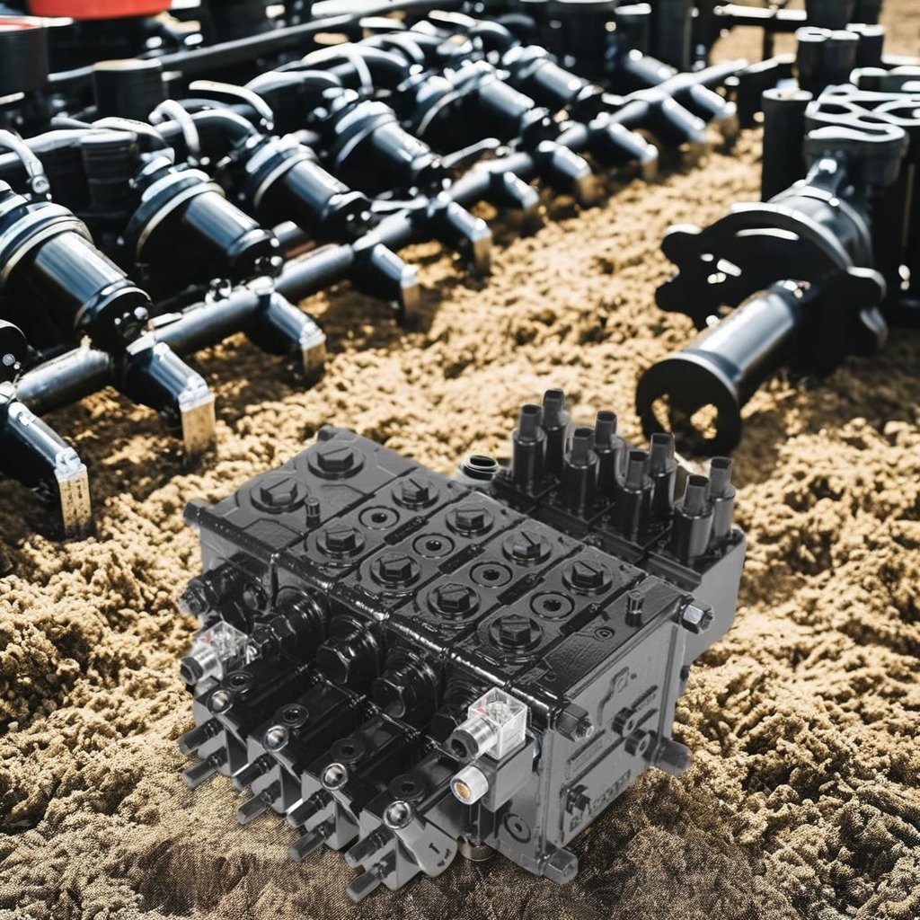 Agriculture Tractor Use Post Compensate Hydraulic Proportional Valve Electric and Manual Control