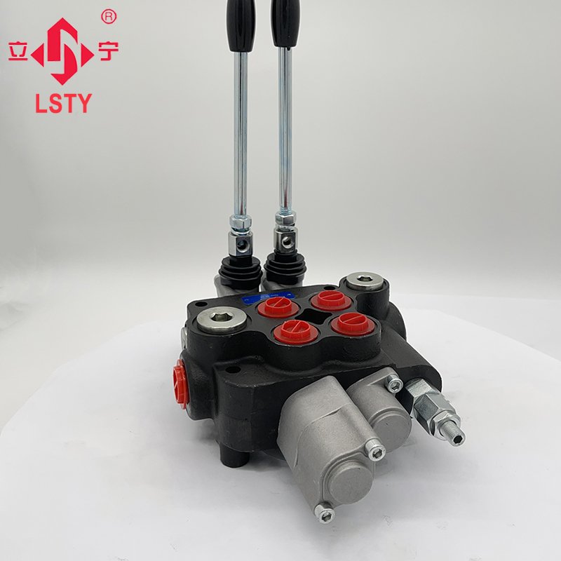 P Series P80 Hydraulic Control Valves Monoblock Solenoid Joystick Control Valves for Russia Tractor