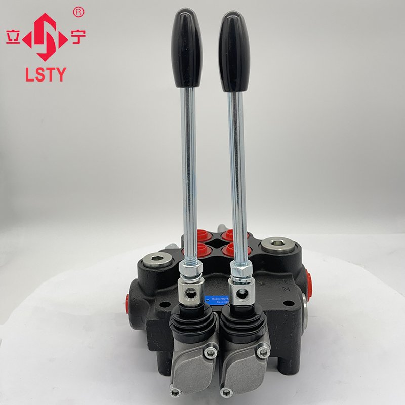 P Series P80 Hydraulic Control Valves Monoblock Solenoid Joystick Control Valves for Russia Tractor