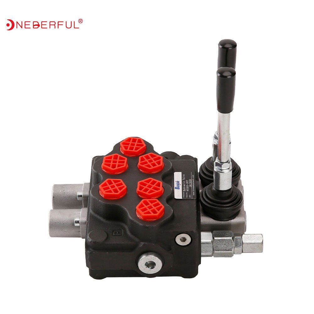 6 Bank SD5 Monoblock Directional Hydraulic Valve with Built-in Pressure Relief Valve Hydraulic Parallel oil circuit