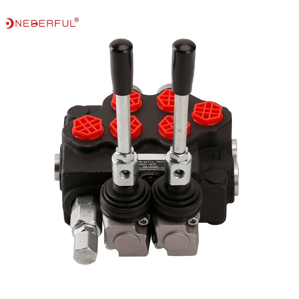 6 Bank SD5 Monoblock Directional Hydraulic Valve with Built-in Pressure Relief Valve Hydraulic Parallel oil circuit