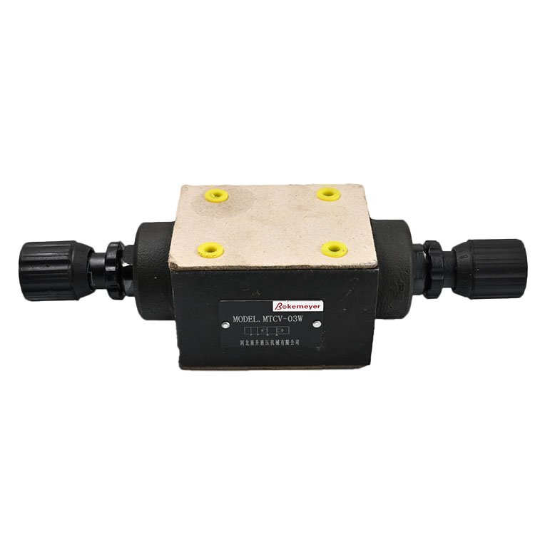 High Performance Bokemeyer Yuken Type MTCV-03W Modular Hydraulic Check Throttle Valve Flow Control Oil Lapping Stack Valve