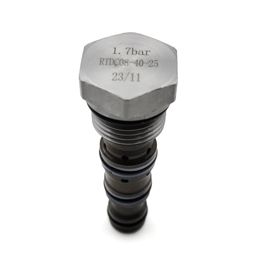 Hydraulic Directional Controls - Check Valve - Pilot Operated Hardened Seat Low Leakage Threaded Cartridge Valve RADK DC08-40