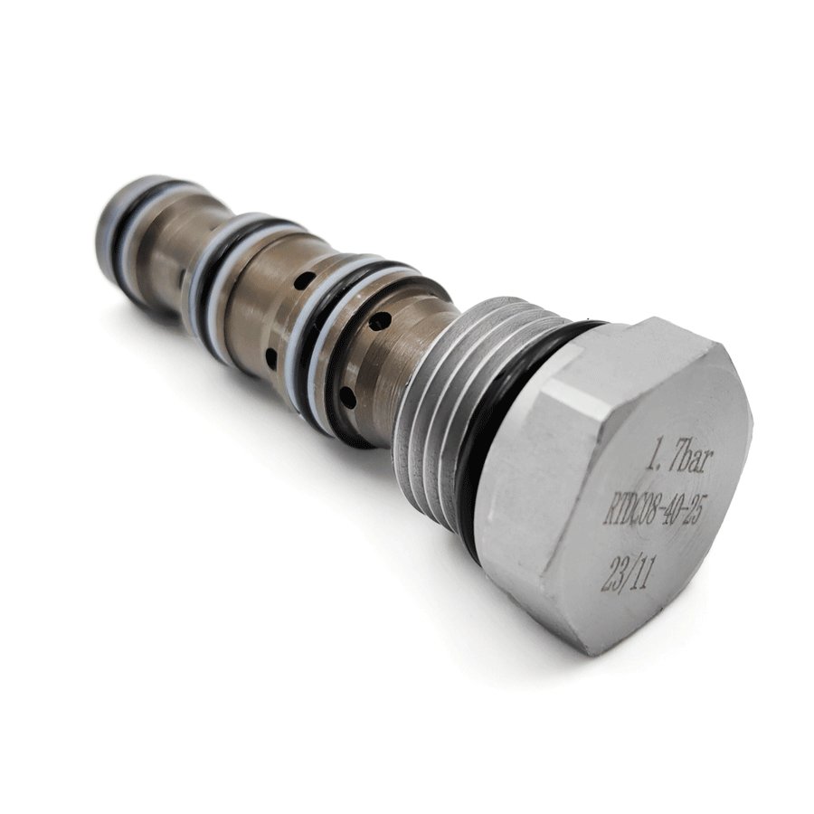 Hydraulic Directional Controls - Check Valve - Pilot Operated Hardened Seat Low Leakage Threaded Cartridge Valve RADK DC08-40