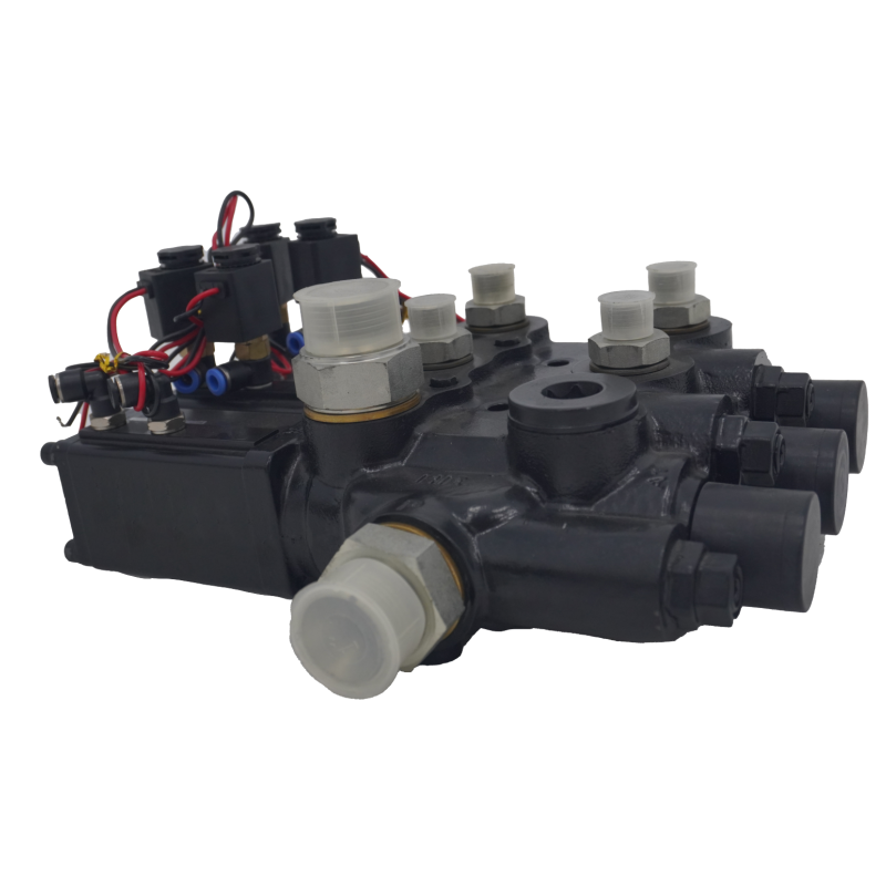 Hydraulic Multi-function Combination Valve Control Valve 2 Spools Dump Truck Lifting System Parts